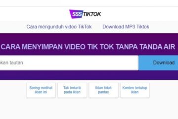 ssstiktok cara download video tiktok tanpa watermark