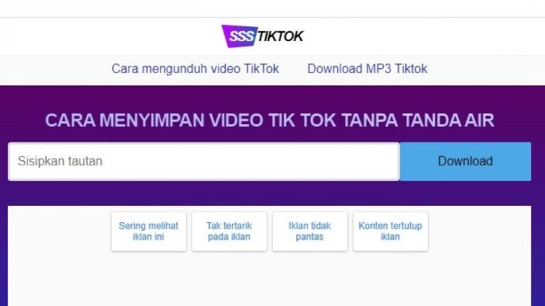 ssstiktok cara download video tiktok tanpa watermark