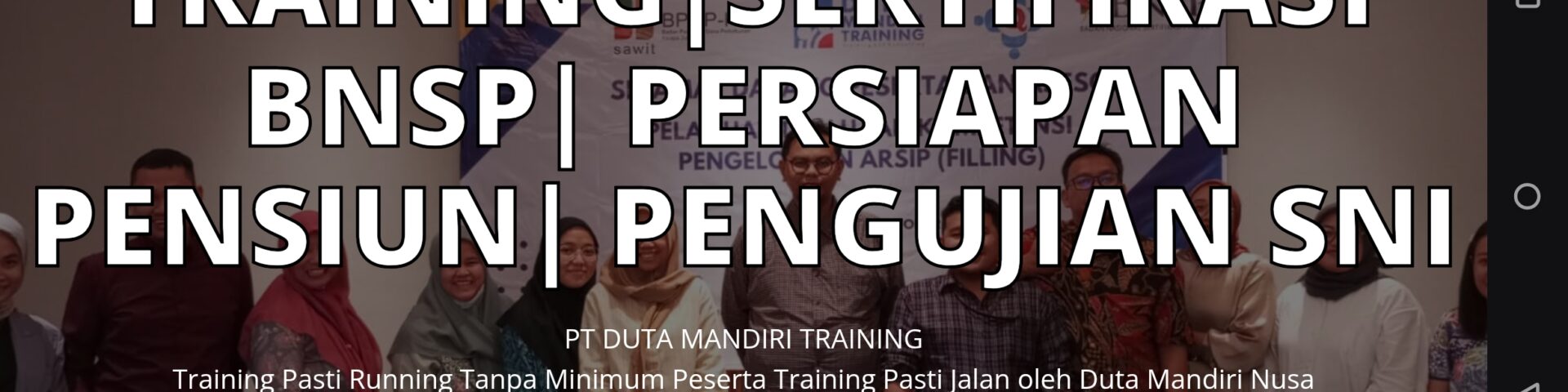 Training sertifikasi BNSP Big Data