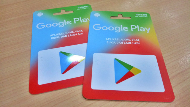Voucher google play credit